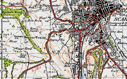 Old map of Falsgrave in 1947