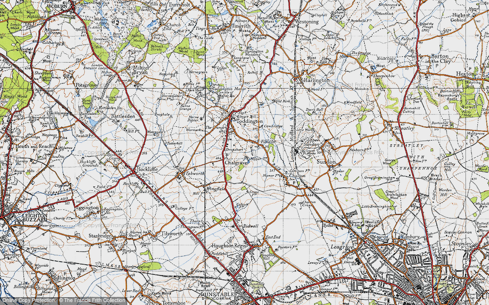 Old Map of Fancott, 1946 in 1946