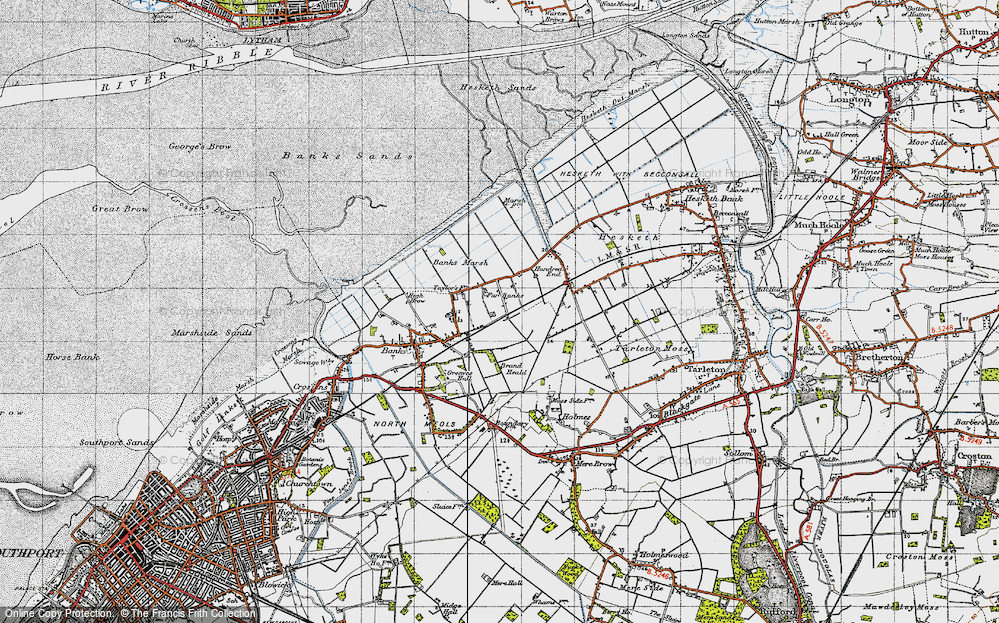 Old Map of Far Banks, 1947 in 1947