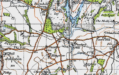 Old map of Far Ley in 1946