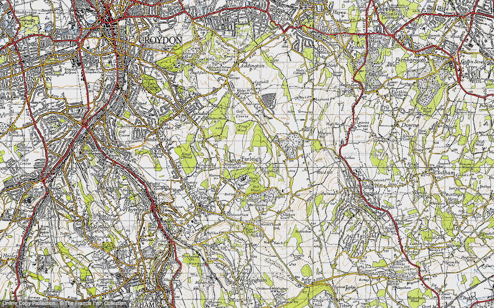 Old Map of Farleigh Court, 1946 in 1946