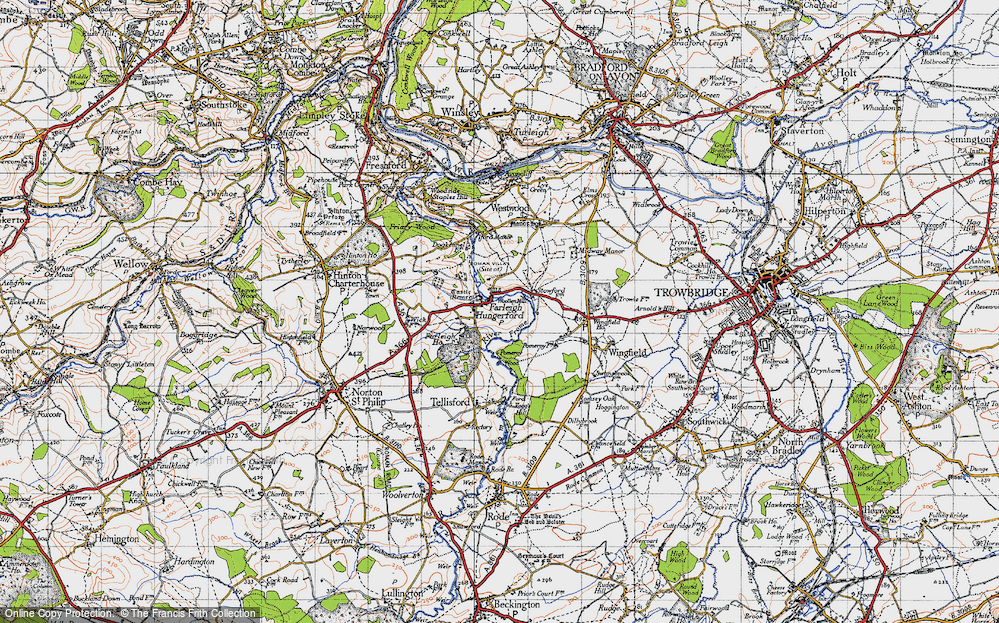 Old Map of Farleigh Hungerford, 1946 in 1946