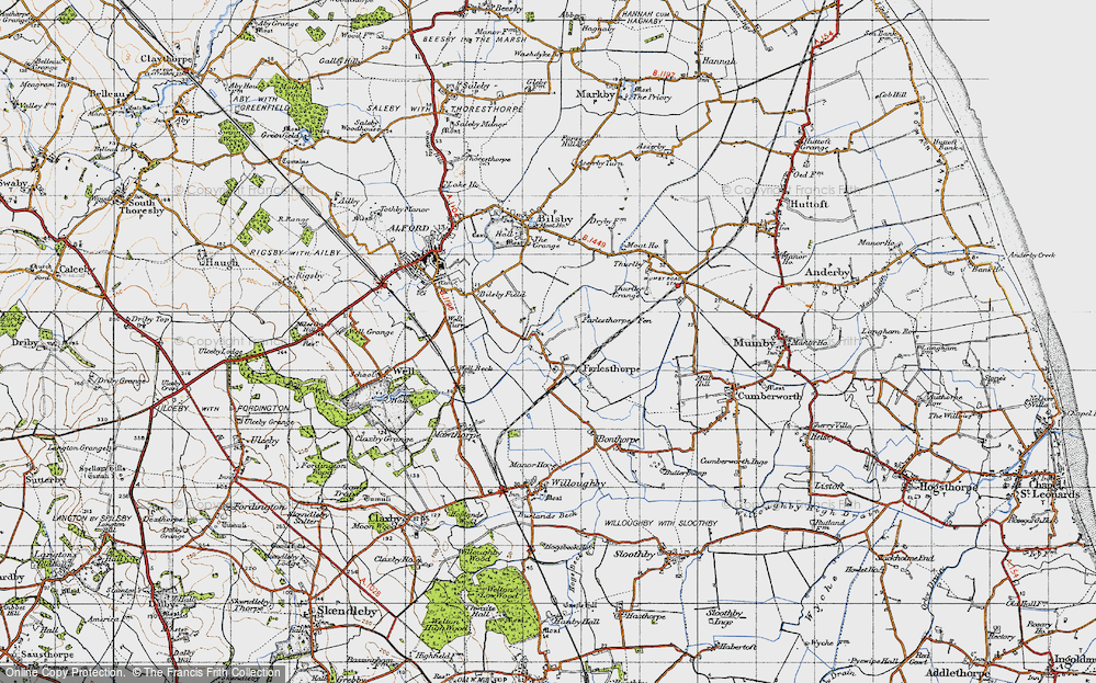 Old Map of Farlesthorpe, 1946 in 1946