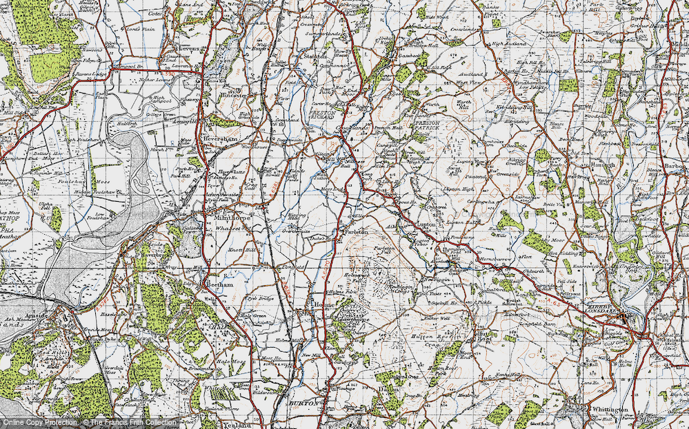 Old Map of Farleton, 1947 in 1947