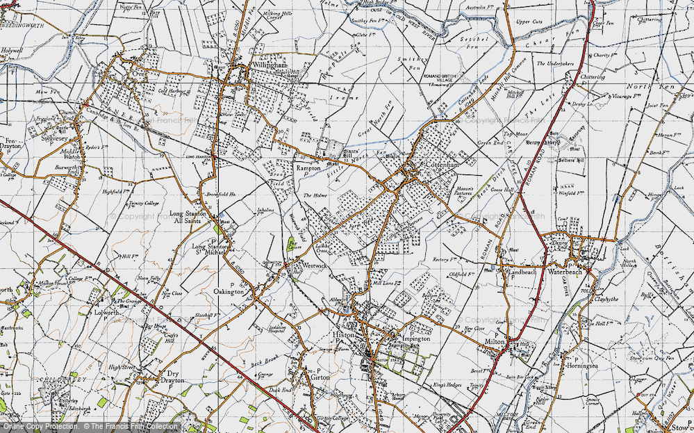 Old Map of Farm, 1946 in 1946