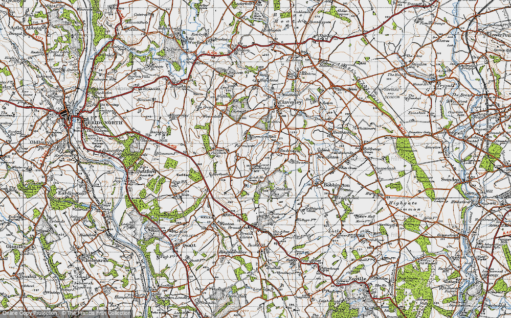 Old Map of Farmcote, 1946 in 1946