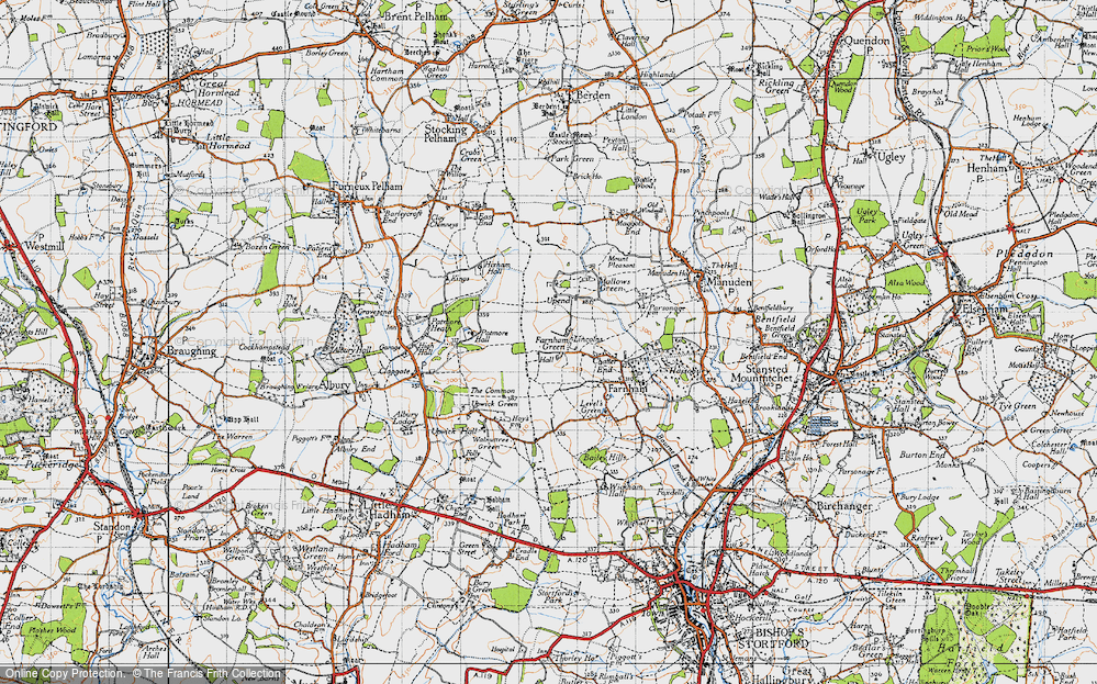 Old Map of Farnham Green, 1946 in 1946