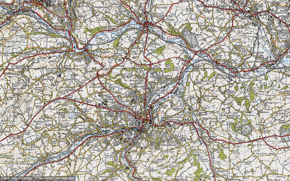 Old Map of Fartown, 1947 in 1947