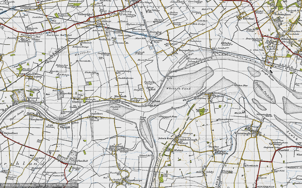 Old Map of Faxfleet, 1947 in 1947