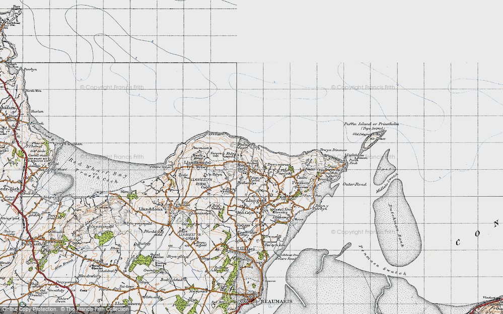 Old Map of Fedw Fawr, 1947 in 1947