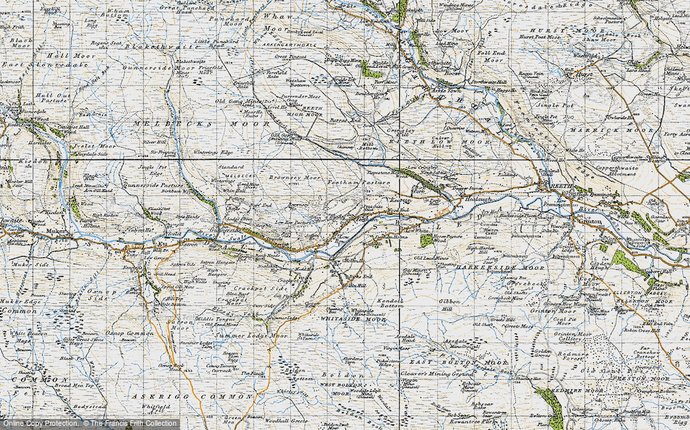 Old Map of Feetham, 1947 in 1947