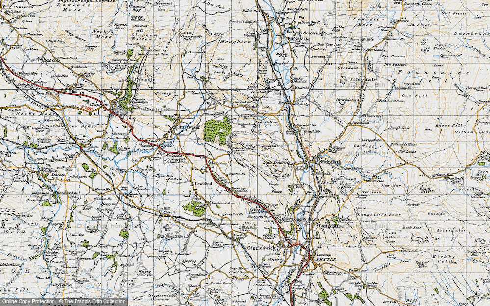 Old Map of Feizor, 1947 in 1947