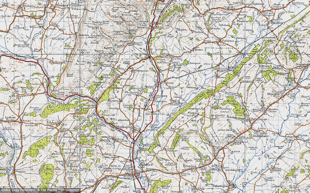 Old Map of Felhampton, 1947 in 1947