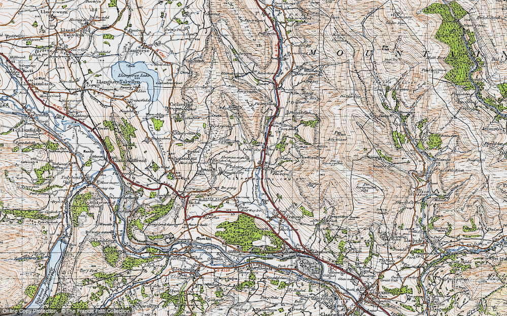 Old Map of Felindre, 1947 in 1947