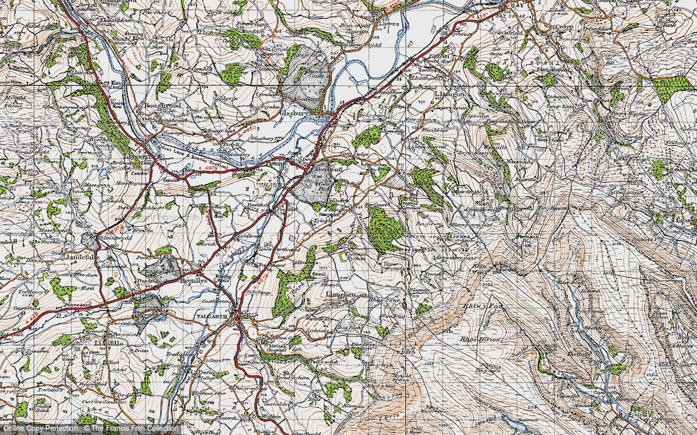 Old Map of Felindre, 1947 in 1947