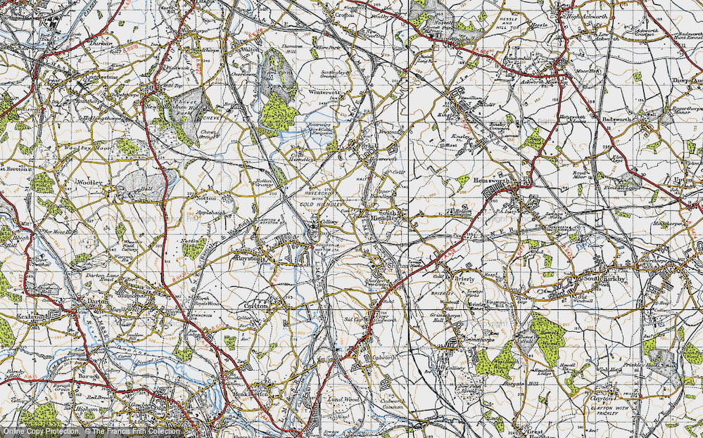 Old Map of Felkirk, 1947 in 1947