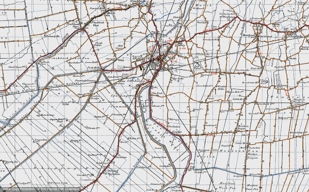 Old Map of Fen End, 1946 in 1946