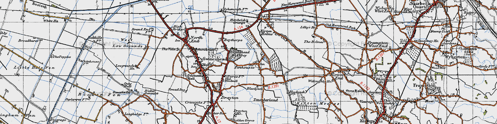 Old map of Fenhouses in 1946