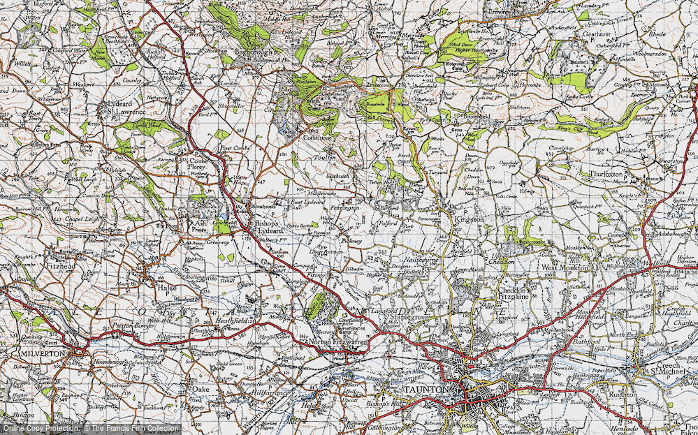 Old Map of Fennington, 1946 in 1946