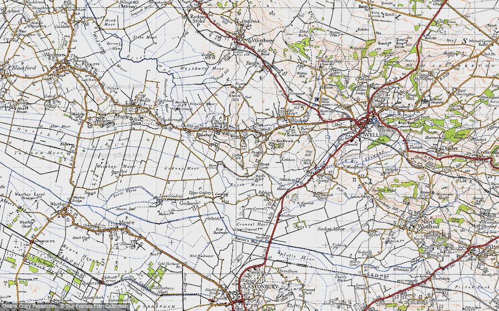 Old Map of Fenny Castle, 1946 in 1946