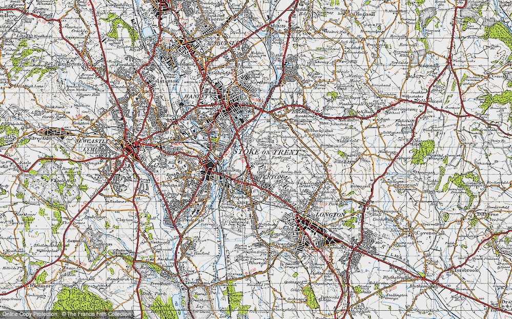 Old Map of Fenton Low, 1946 in 1946