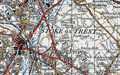 Old map of Fenton Low in 1946