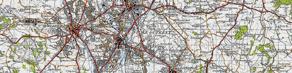 Old map of Fenton Low in 1946