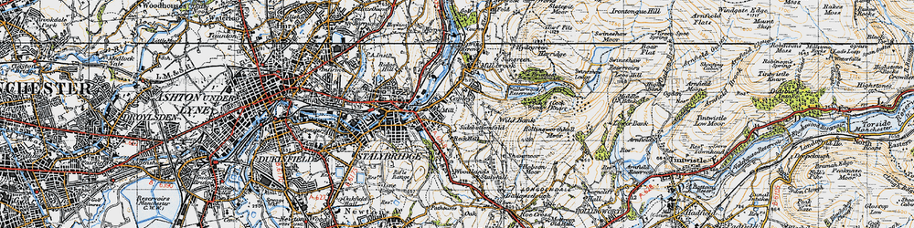 Old map of Fern Bank in 1947