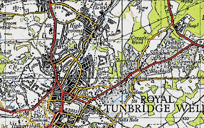 Old map of Ferndale in 1946