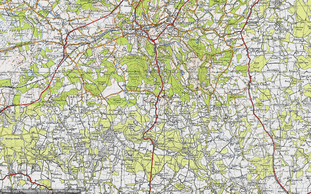 Old Map of Fernhurst, 1940 in 1940