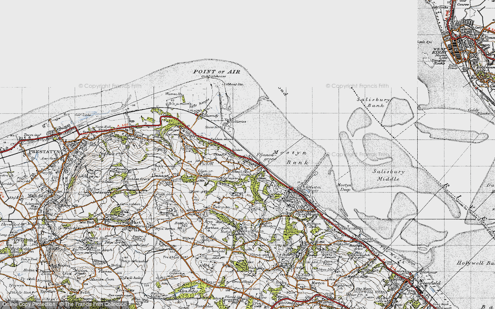 Old Map of Ffynnongroyw, 1947 in 1947