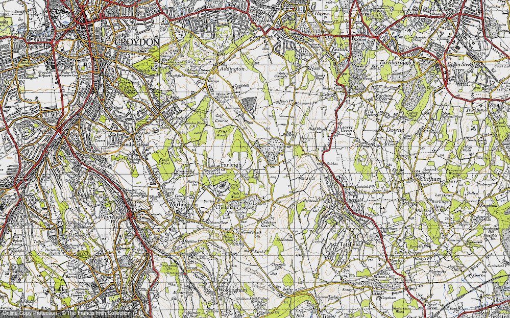 Old Map of Fickleshole, 1946 in 1946