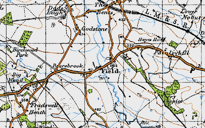 Old map of Bearsbrook in 1946