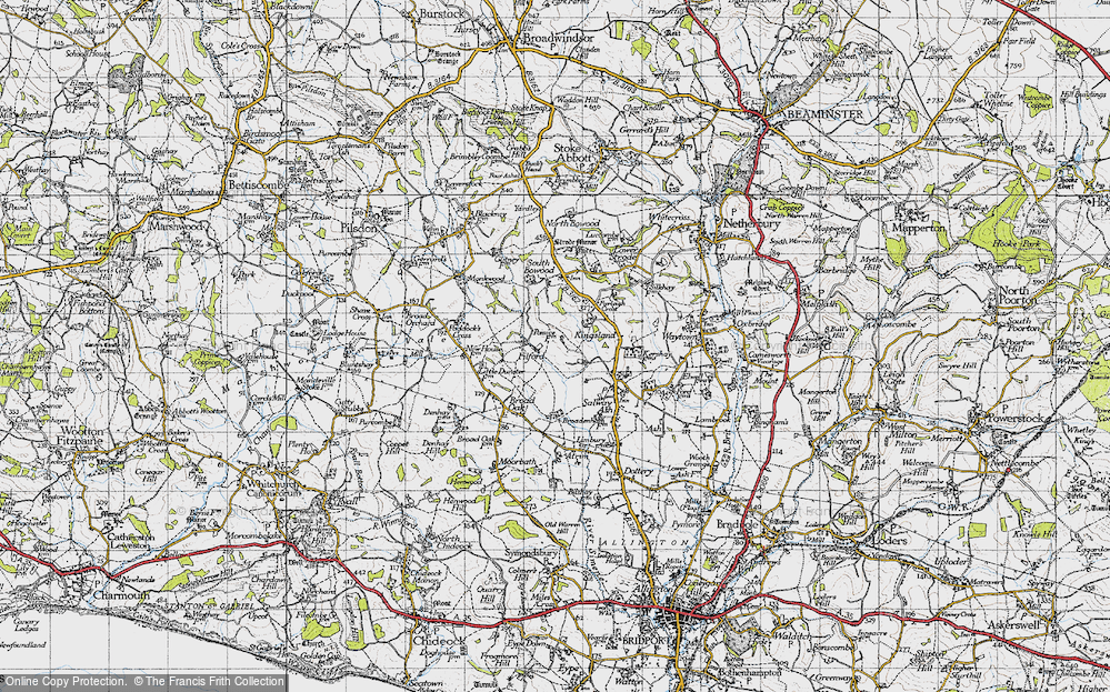 Old Map of Filford, 1945 in 1945