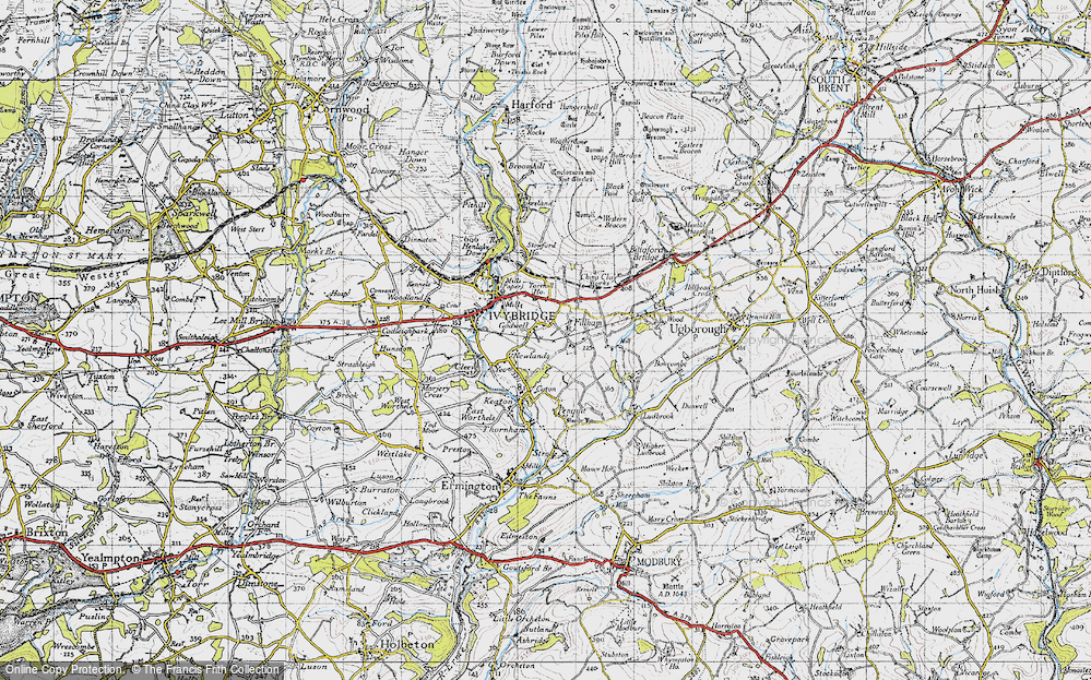 Old Map of Filham, 1946 in 1946