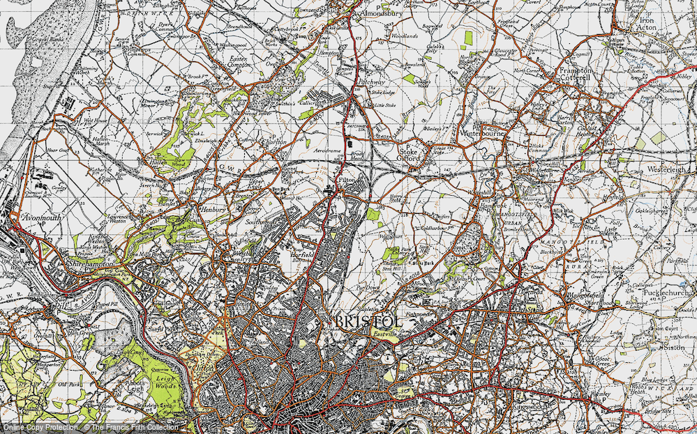 Old Map of Filton, 1946 in 1946