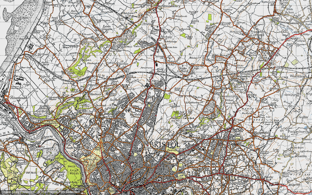 Historic Ordnance Survey Map of Filton, 1946 - Francis Frith