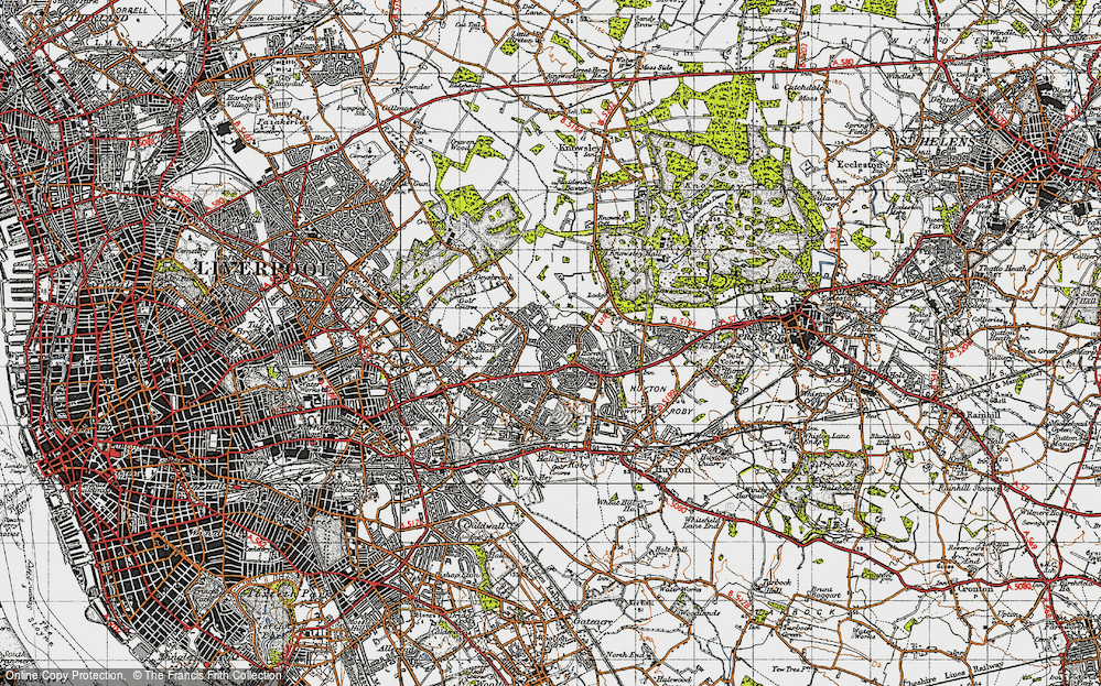 Old Map of Fincham, 1947 in 1947