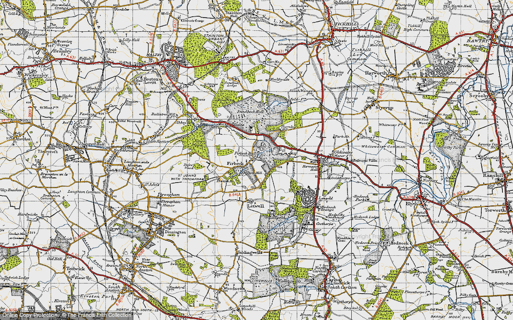 Old Maps of Firbeck, Yorkshire - Francis Frith