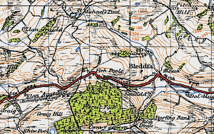 Old map of Fishpools in 1947