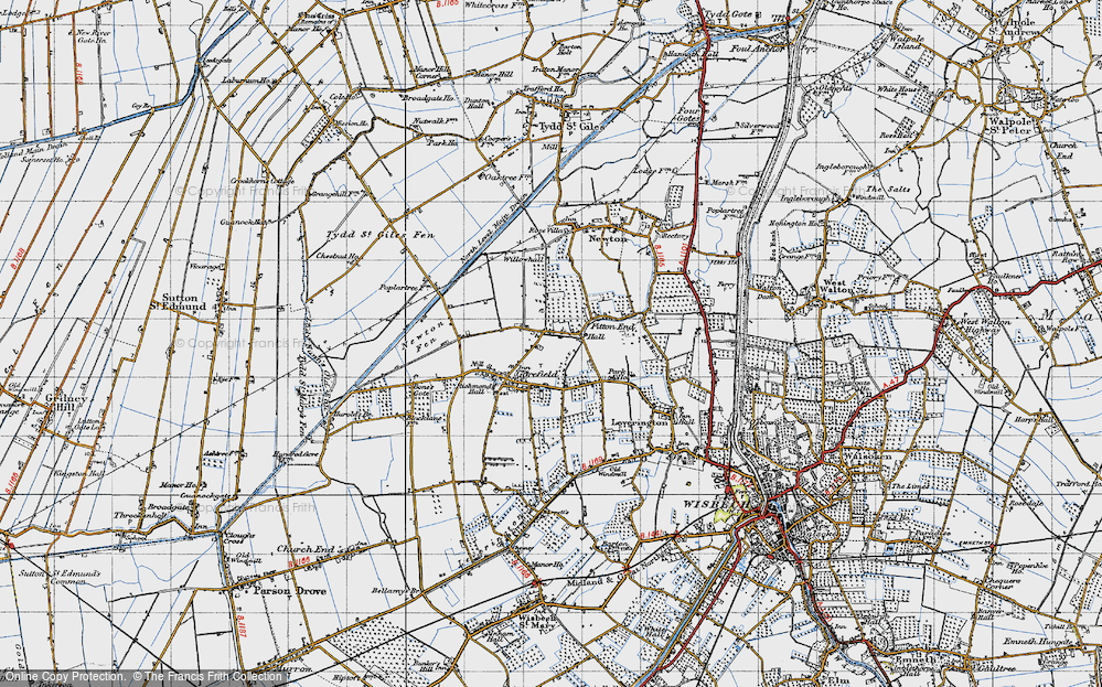 Old Map of Fitton End, 1946 in 1946