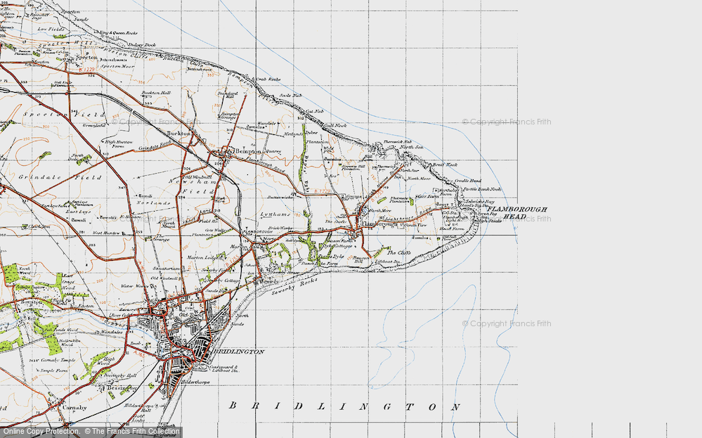Old Map of Flamborough, 1947 in 1947