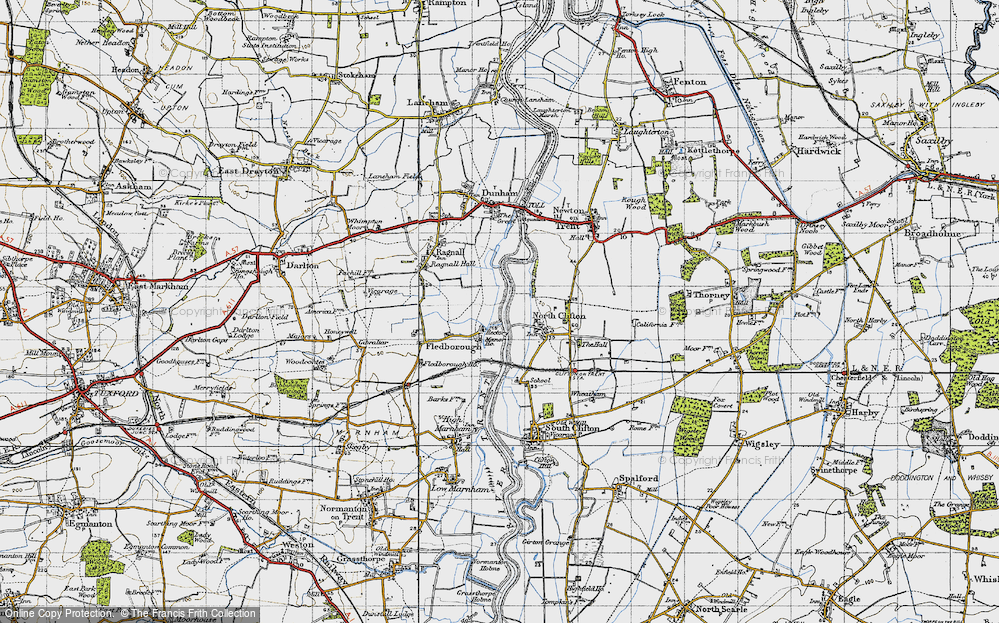 Old Map of Fledborough, 1947 in 1947