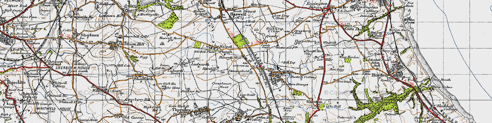 Old map of Fleming Field in 1947