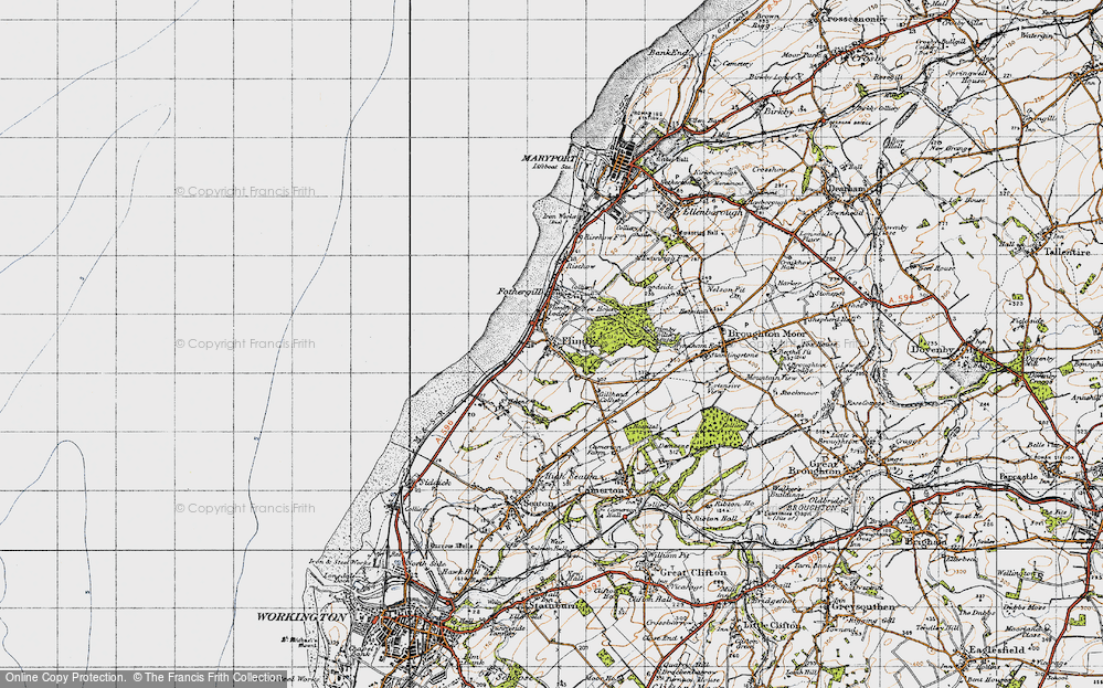 Old Map of Flimby, 1947 in 1947