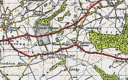 Old map of Flockton in 1947
