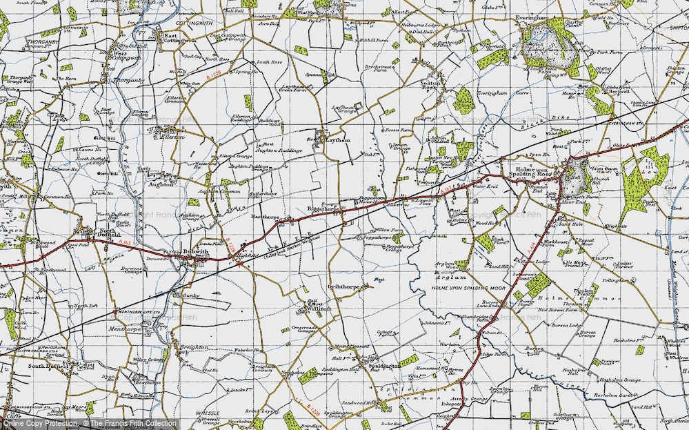 Old Map of Foggathorpe, 1947 in 1947