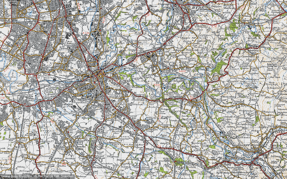 Old Map of Foggbrook, 1947 in 1947