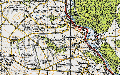 Old map of Bent Hills in 1947