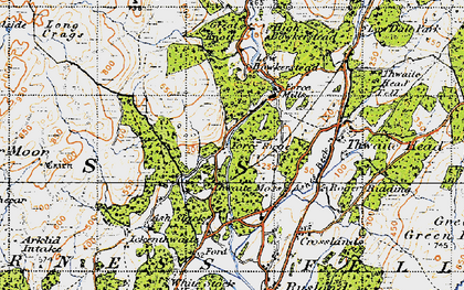 Old map of Force Forge in 1947